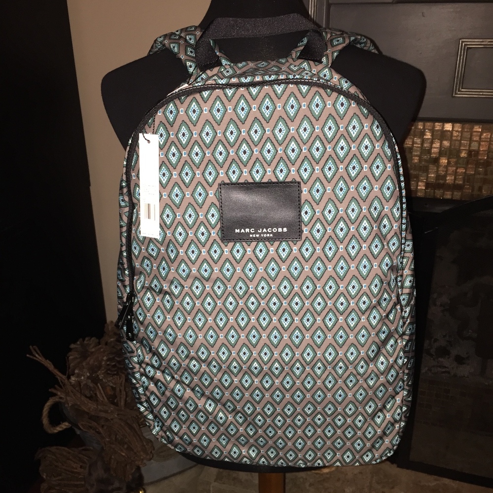 NWT Marc Jacobs Diamond Printed Packables Backpack